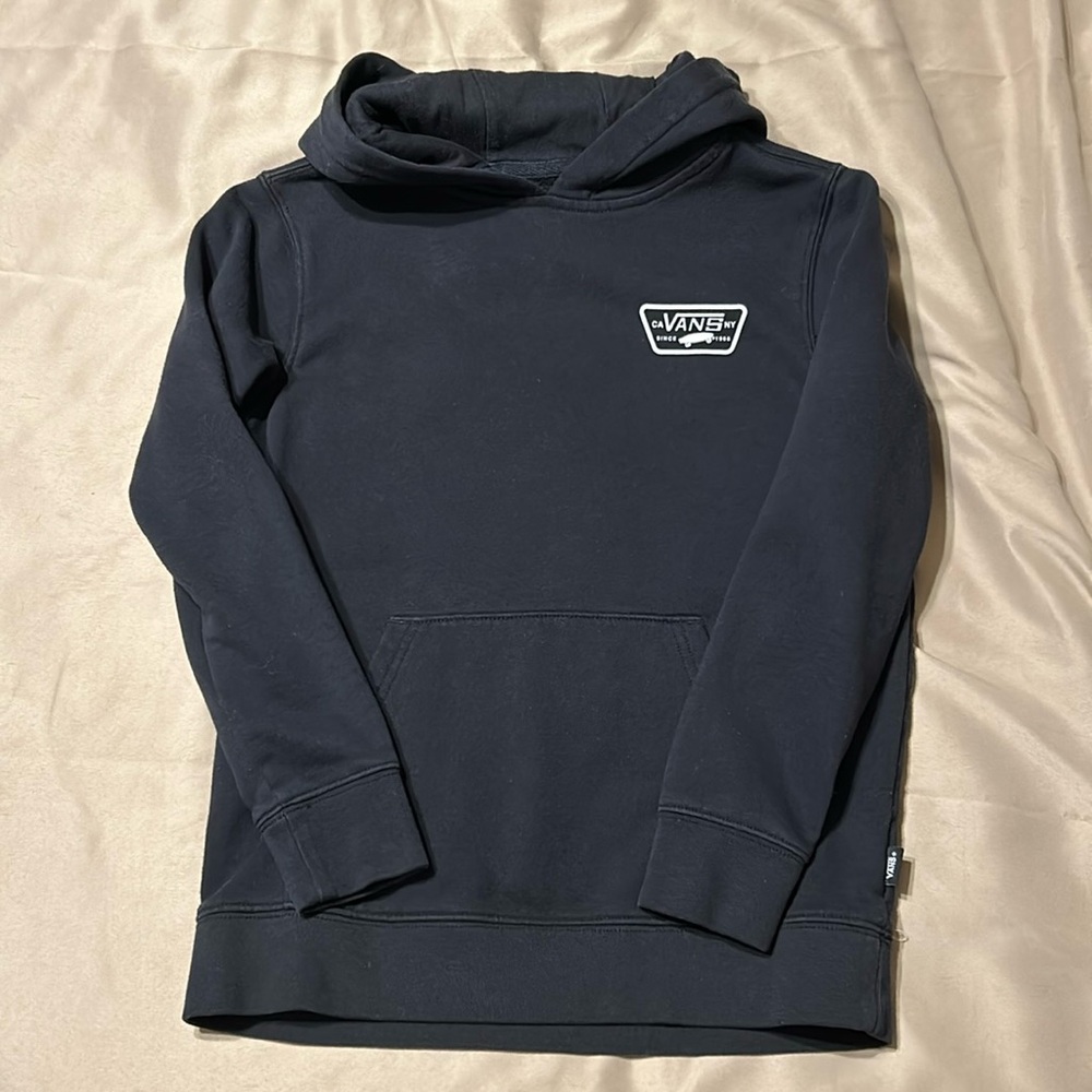 Vans pocketed Hoodie size Youth Small